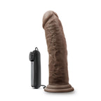 Dr Joe 8 Inch Chocolate Vibrating Suction Cup Sex Toy > Vibrators > Realistic Vibrators