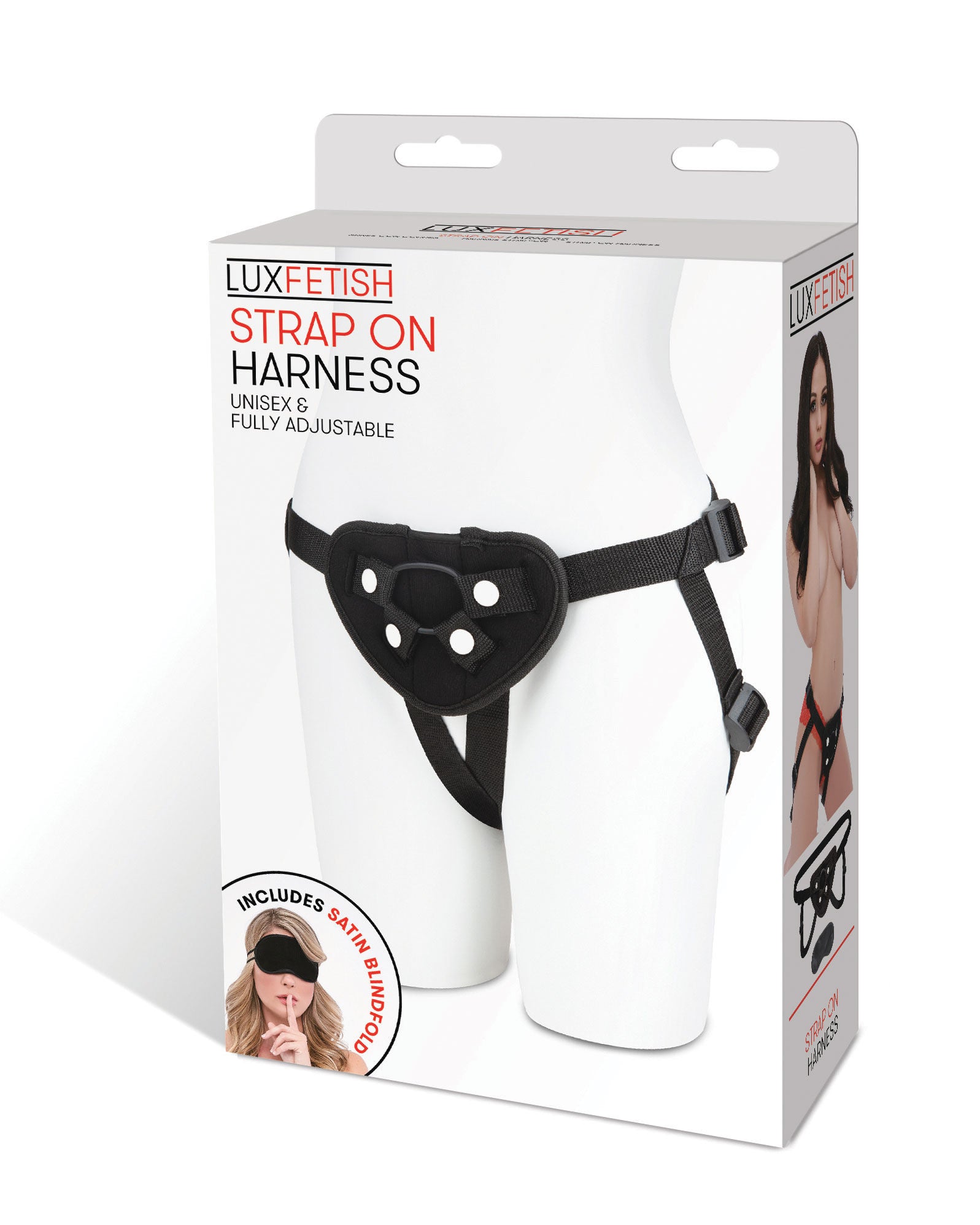 Neoprene Strap-On Harness (Black) – Adjustable Strap-On Harness Harnesses & Strap-Ons