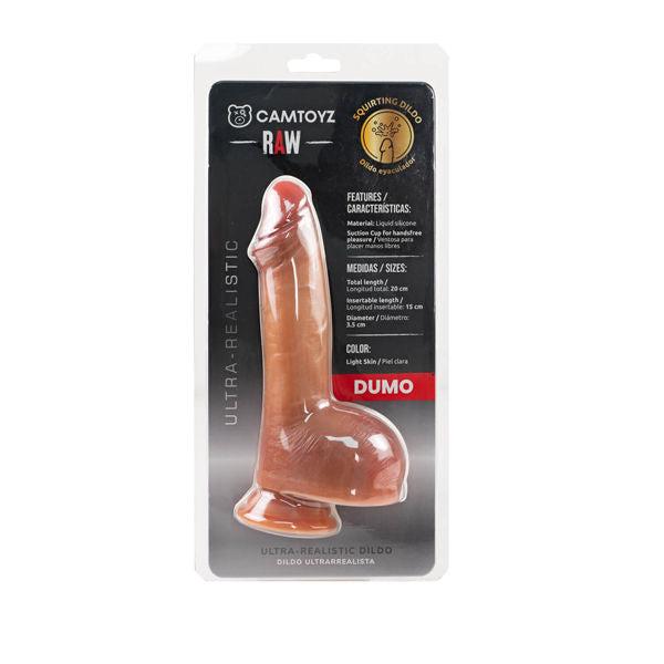Camtoyz Raw Ultra Realistic Dumo (Brown) – 15cm Insertable Realistic Dildo Secondary image
