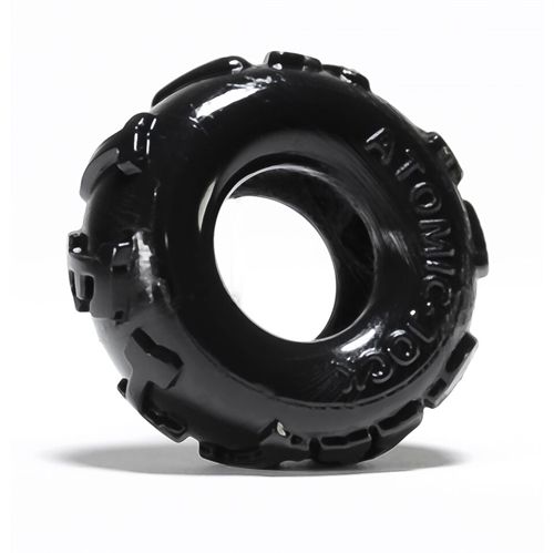 Jelly Bean Black Cockring by Oxballs Flexible Fit > Cock Ring > Single
