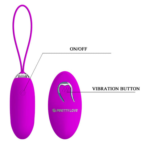 Pretty Love Julia – Multi-Speed Remote-Controlled Egg Vibrator with 12 Vibration Settings > Sex Toys For Ladies > Vibrating Eggs