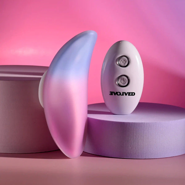 Evolved PARADISE PANTY 10.7cm Pink/Purple Vibrator > Sex Toys For Ladies > Panty Vibes