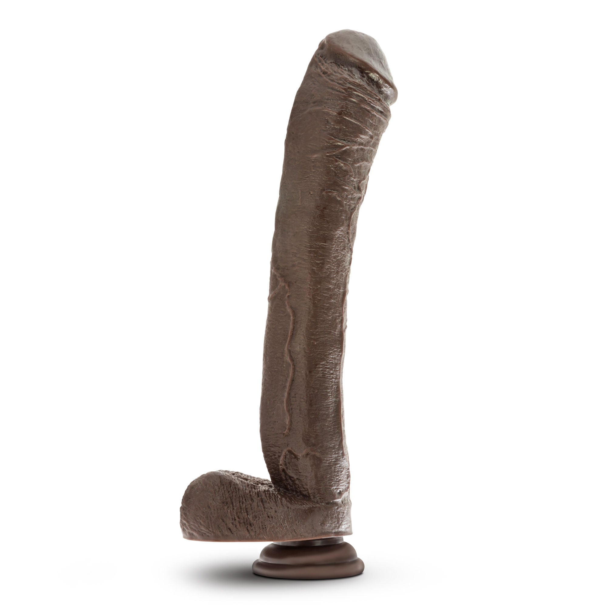 Dr. Skin Mr. Ed (Chocolate) – 13 Inch Realistic Dildo with Suction Cup > Dildos > Oversized Toys