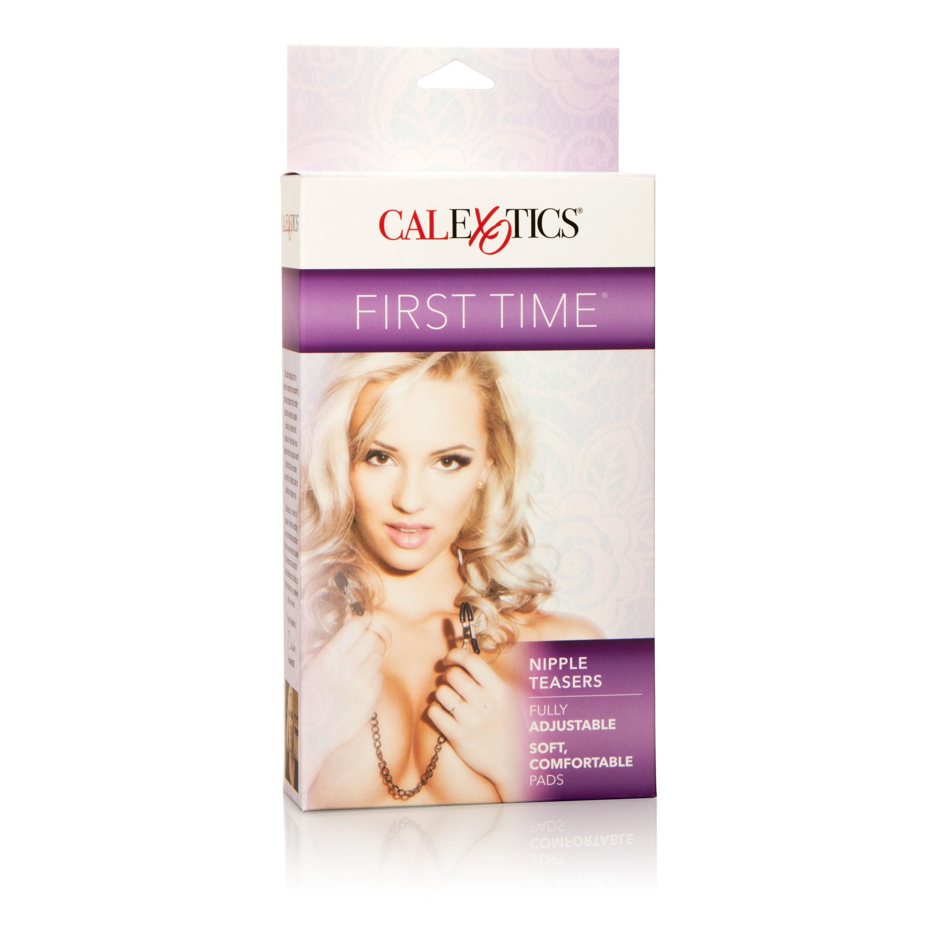 First Time Fetish Adjustable Nipple Clamps with Soft Pads > Bondage Gear > Nipple Clamps