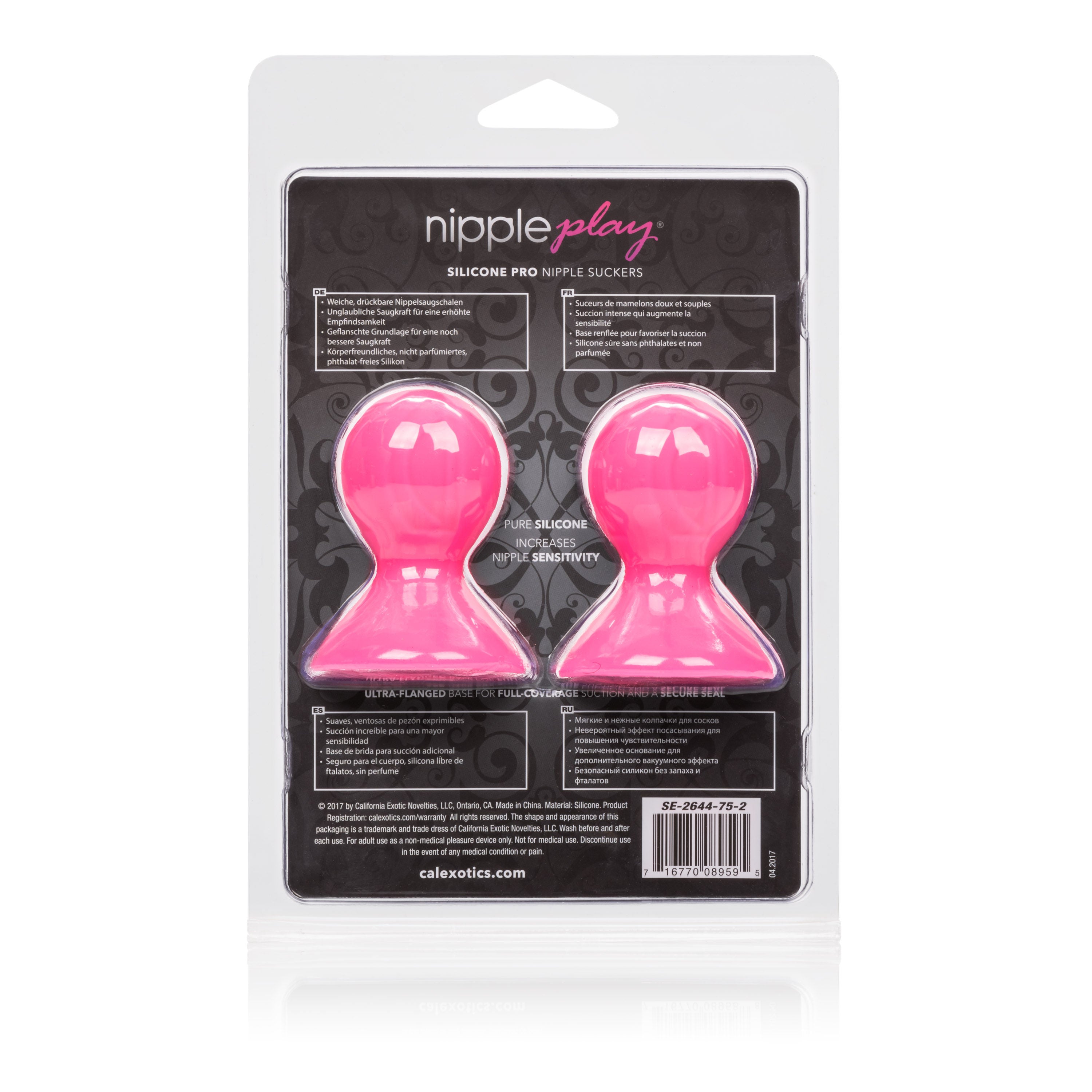 Silicone Pro Nipple Suckers for Intimate Sensual Pleasure Black Pink Nipple Suckers