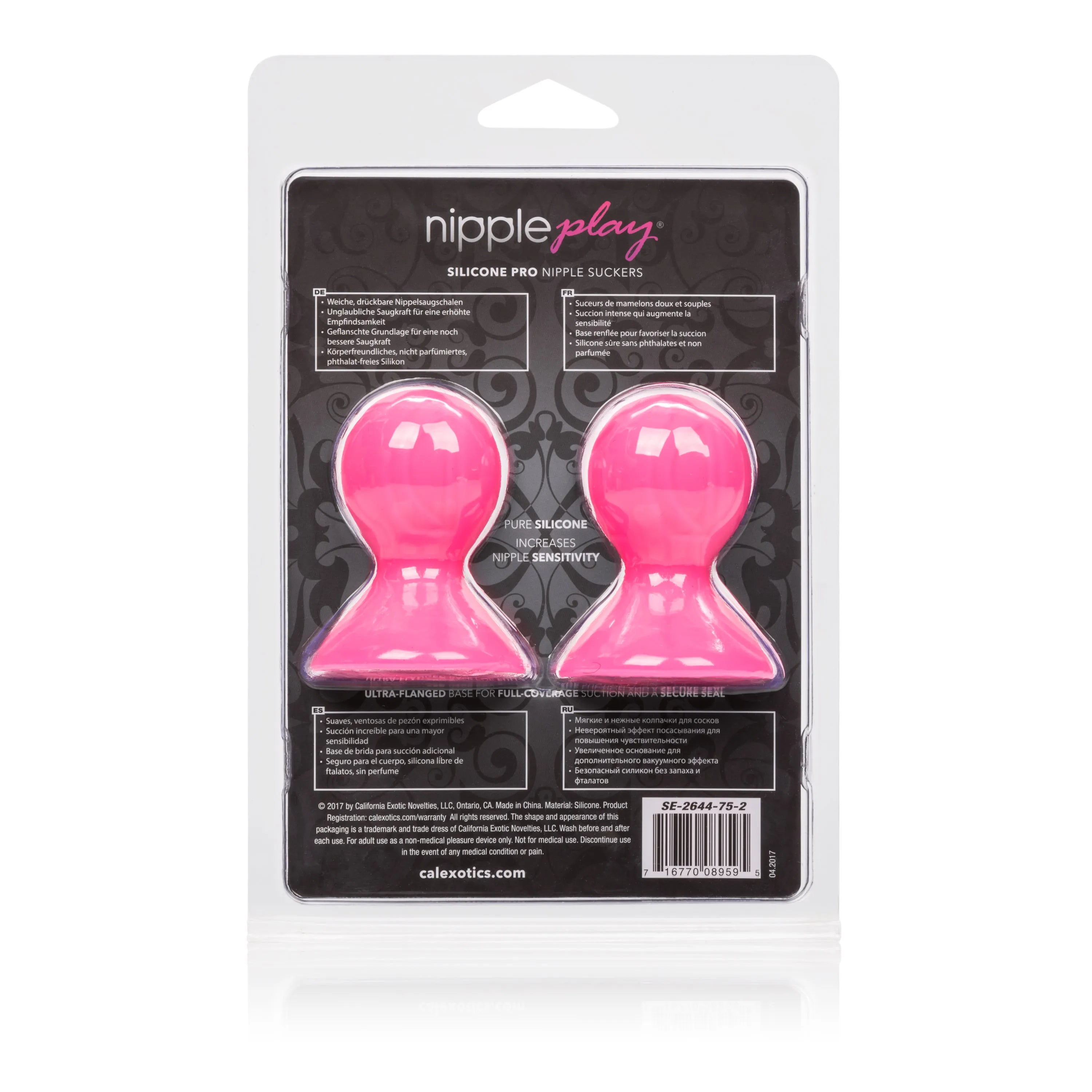 Nipple Play Silicone Pro – Compact Silicone Nipple Suckers Pink > Sex Toys > Nipple Suckers
