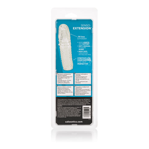 Senso Clear Penis Extension Sleeve for Enhanced Sensual Stimulation SLEEVES