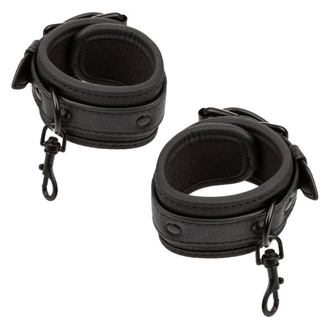 Nocturnal Collection Black Bed Restraints for Intimate Play Restraints