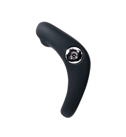 Rev Rechargeable Vibrating C-Ring (Black) – Silicone C-Ring Cock Rings Vibrating