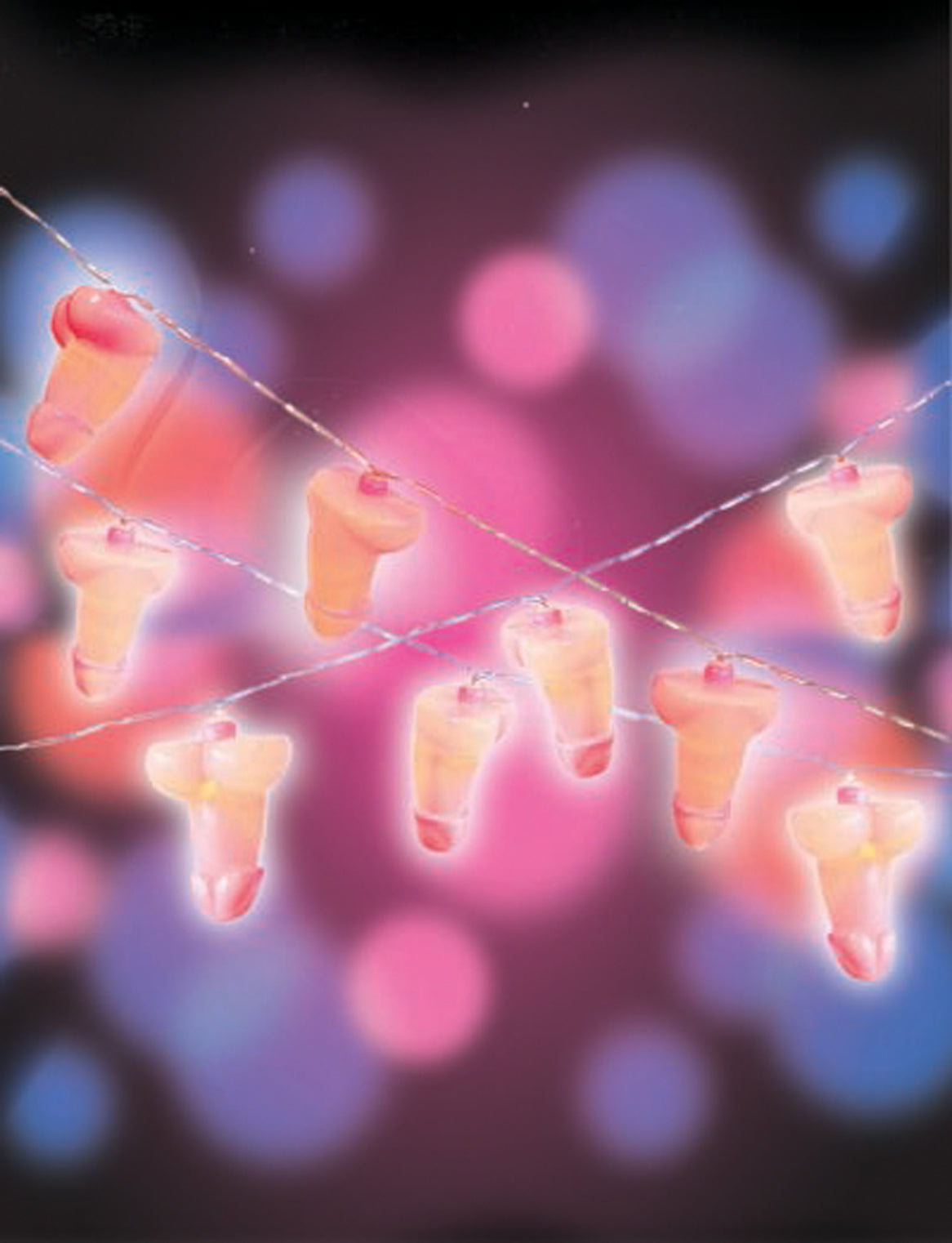 Glitterati Penis Party String Lights – Novelty Decorative LED String Lights Default Title > Novelties > Gag Gifts
