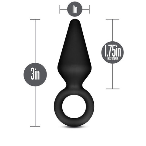 Anal Adventures Platinum Silicone Anal Loop Plug Small – Silicone Small Butt Plug > Anal Range > Butt Plugs