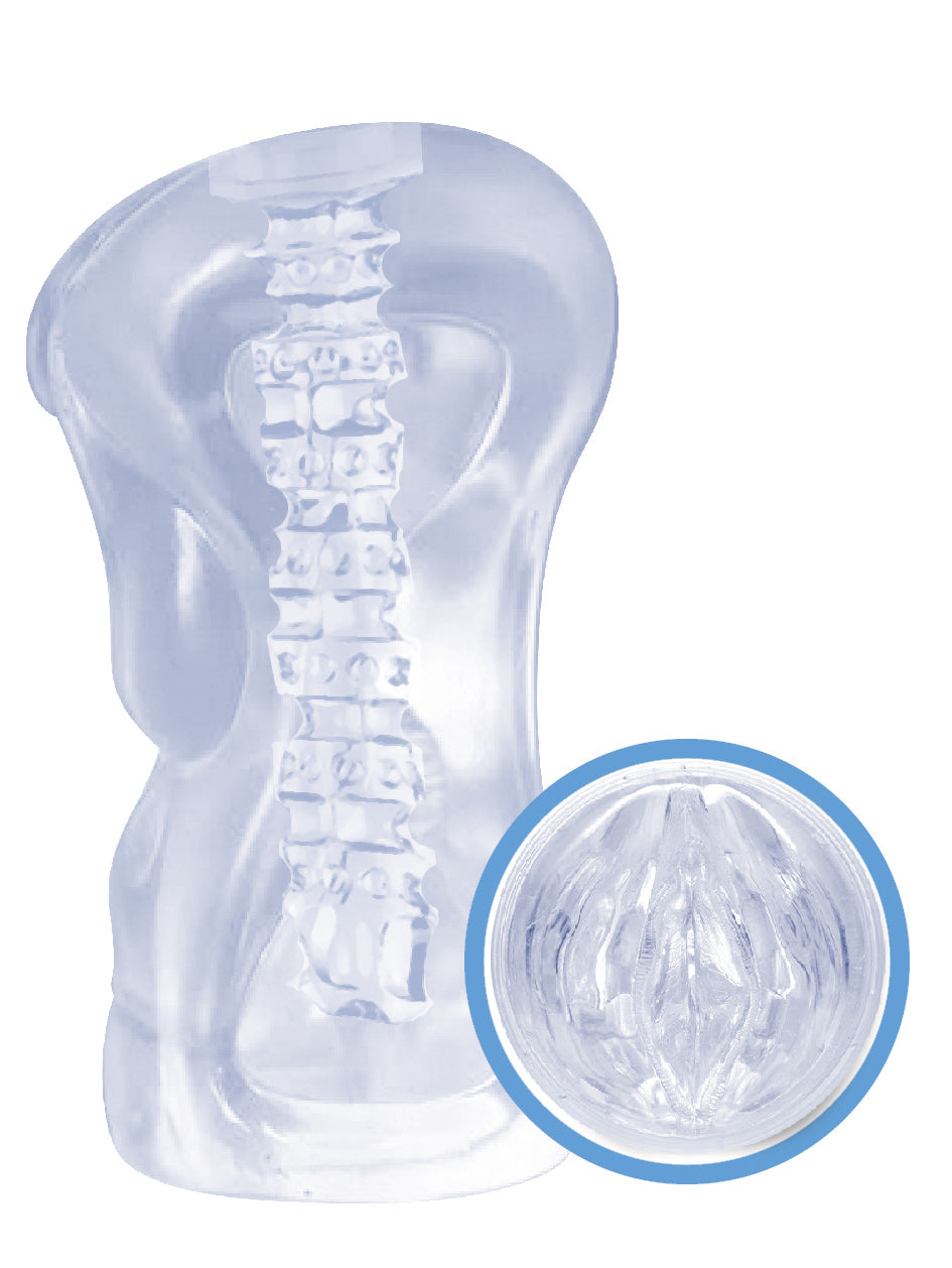 Jack-It Frost Curves Male Masturbator Stroker with Grip > Sex Toys For Men > Masturbators > Manual