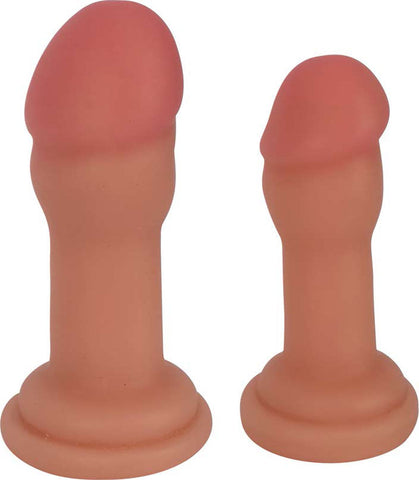 Jock Anal Plug Duo Vanilla Set - Smooth Adult Intimacy Toy > Anal Range > Butt Plug Kits