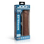 JOCK Enhancers 1.5 Inch Vibrating Penis Extension with Remote - Light, Medium or Dark > Sex Toys For Men > Penis Sleeves