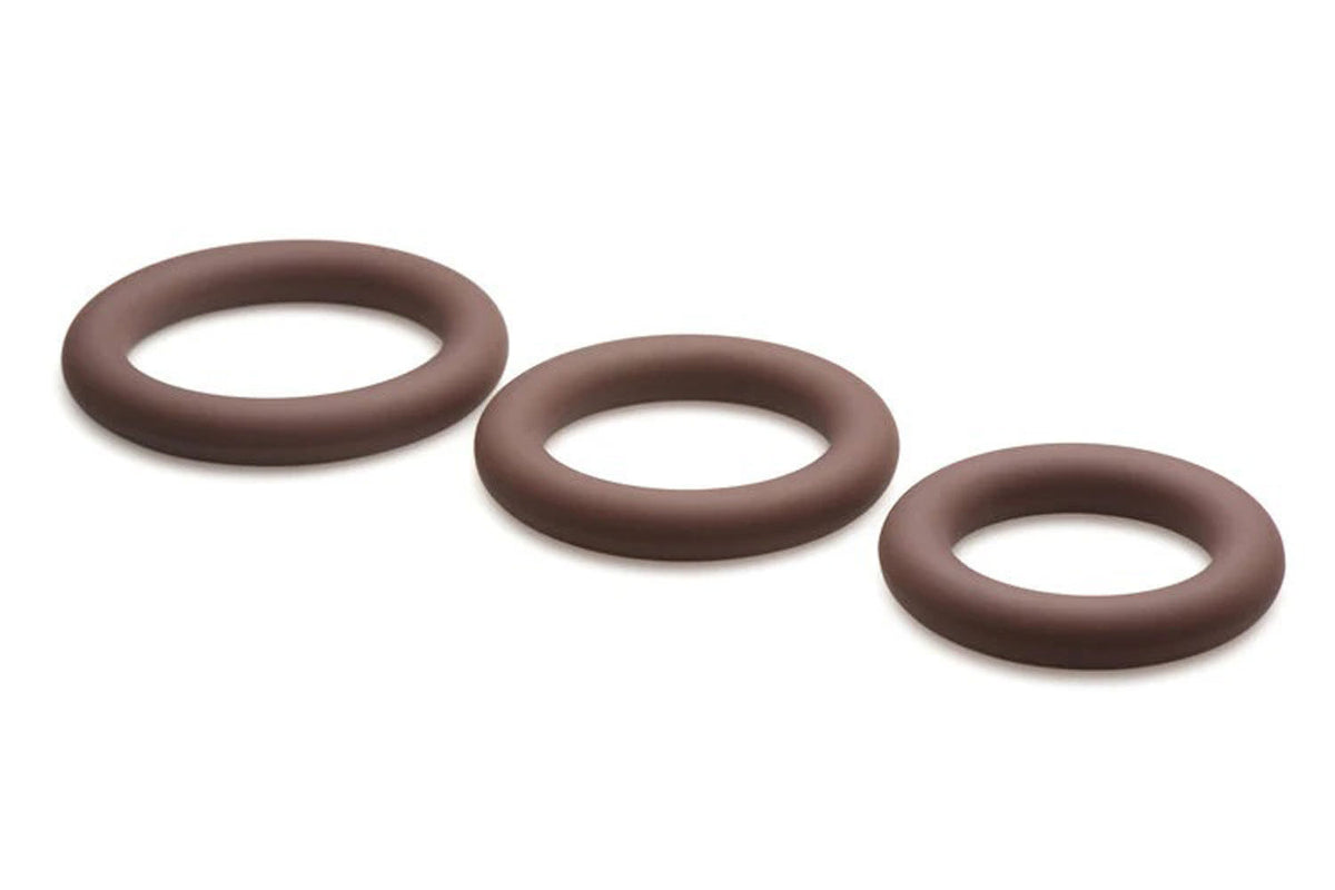 Jock Silicone Cock Ring Set Medium 3 Sizes > Cock Ring > Sets