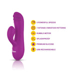 Jolie Mini Rabbit Vibe with Pleasure Ridges G-Spot Stimulator > Vibrators > Ladies > Rabbit