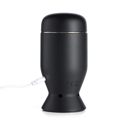 Priti Automatic Rotating Penis Stimulator (Black) – Rechargeable Penis Stimulator Strokers - Auto