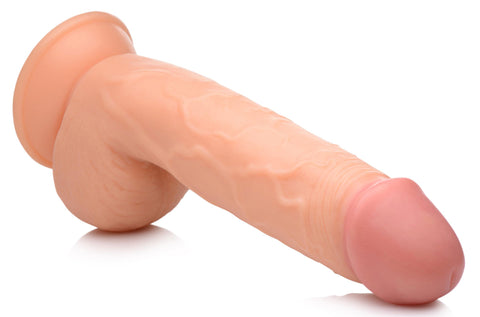 Pop Pecker 8.25 Inch Realistic Dildo With Suction Base Light Dongs Realistic