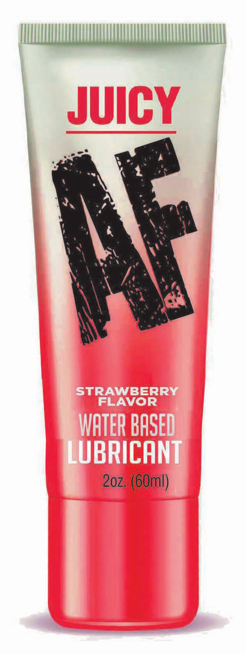 Juicy AF Strawberry Lubricant 60ml Tube - Water Based Pleasure > Lube > Flavoured