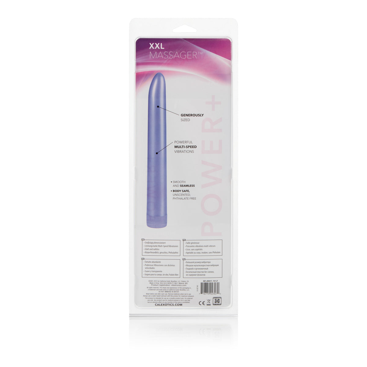 Jumbo 11 Inch Lavender Massager Multi-Speed Personal Vibrator > Vibrators > Standard Vibrators