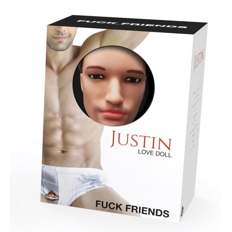 Justin Realistic Male Love Doll with Flexible Jelly Rubber Body Masturbation Aids for Males