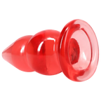 Crystal Jellies Double Pop Plug – Phthalate-Free Silicone 6 Inch Butt Plug > Anal Range > Butt Plugs