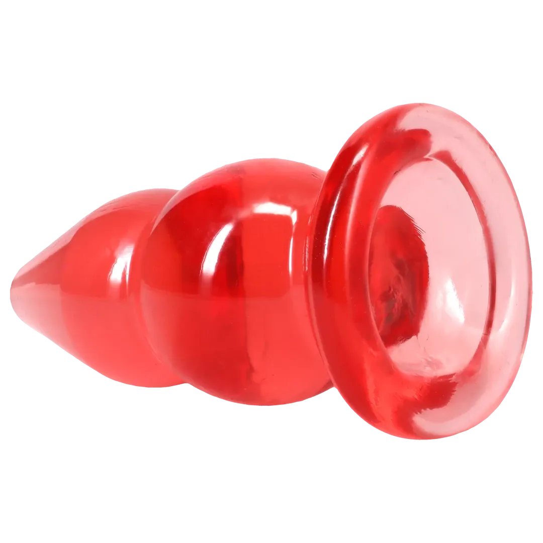 Crystal Jellies Double Pop Plug – Phthalate-Free Silicone 6 Inch Butt Plug > Anal Range > Butt Plugs