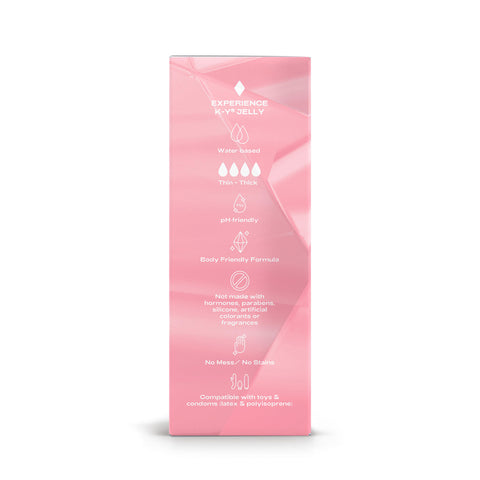 K-Y Jelly 4 Oz Water-Based Personal Lubricant Tube Large Size Water Based Lube