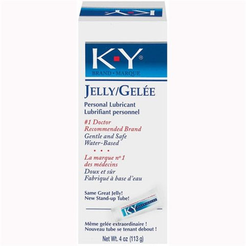 K-Y Jelly 4 Oz Water-Based Personal Lubricant Tube Large Size Water Based Lube