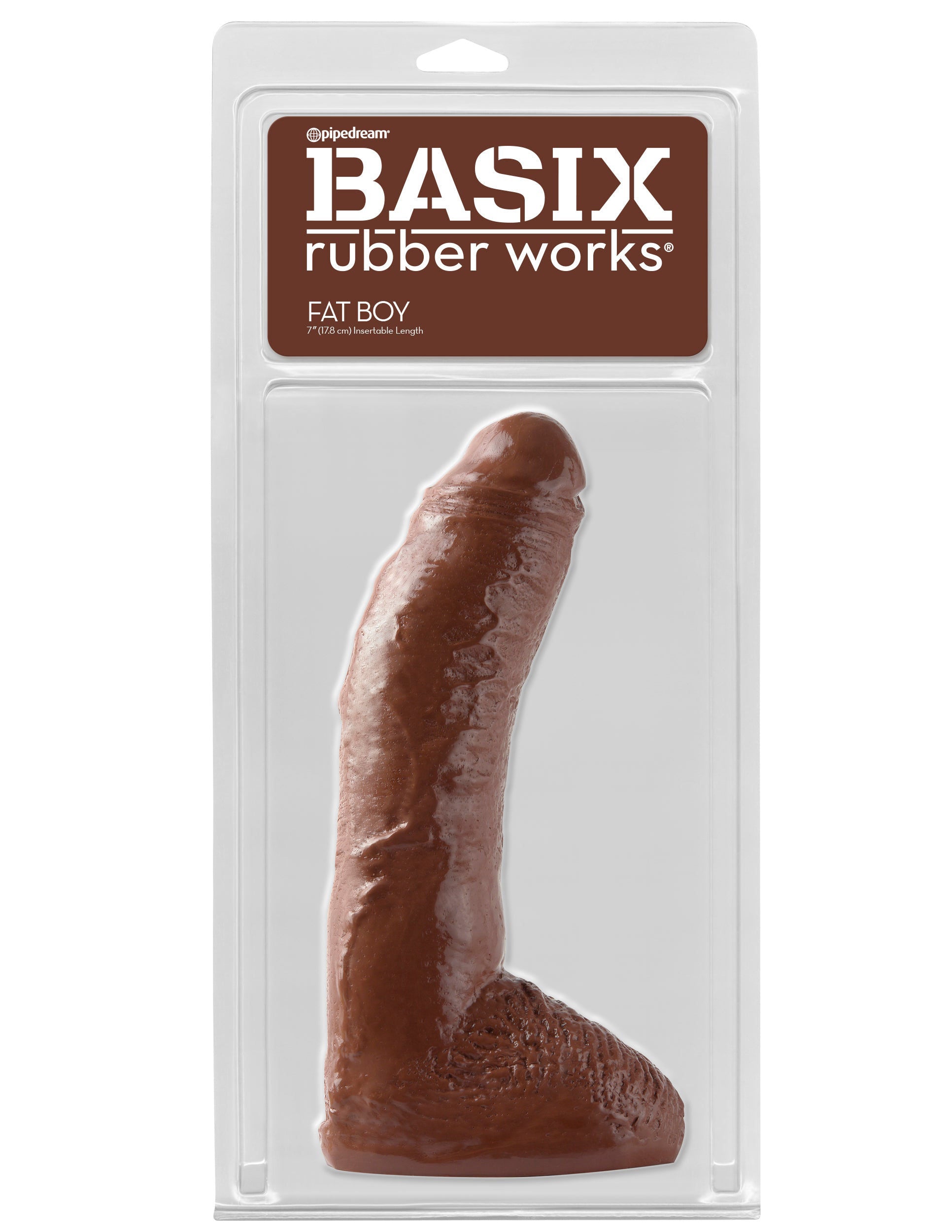 Basix Rubber Works 10 Inch Fat Boy Realistic Flesh Dildo Toy Dongs Realistic