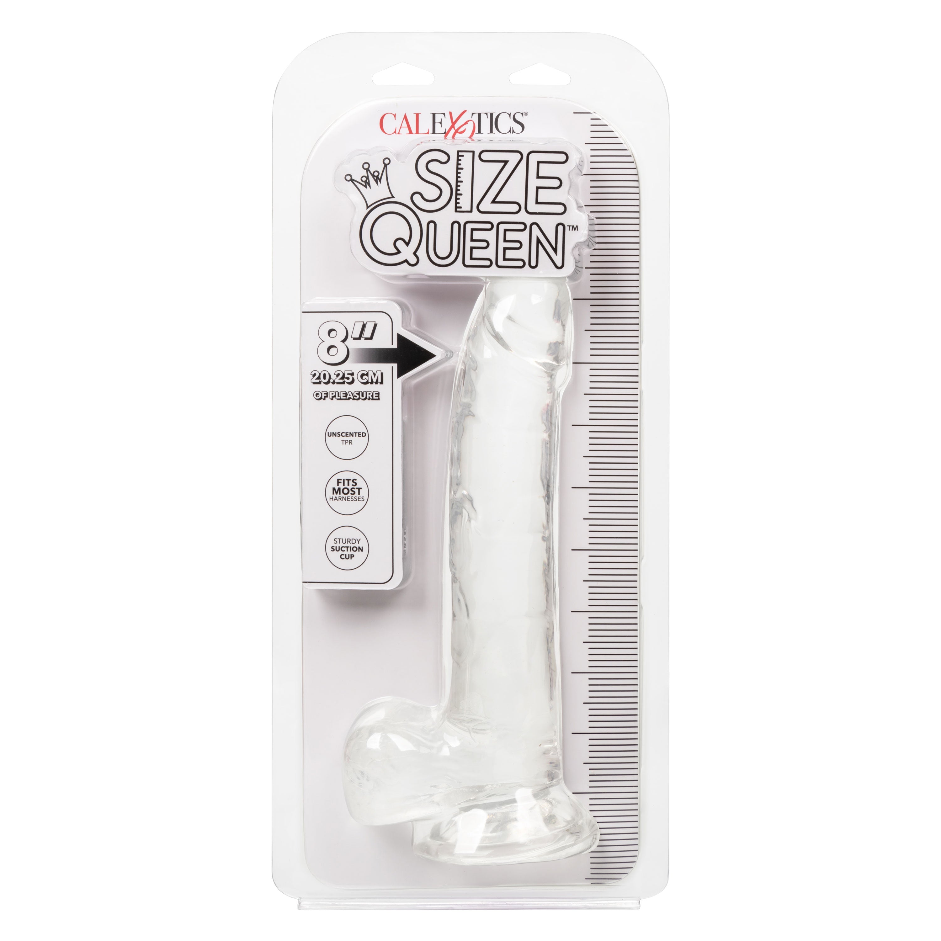 Size Queen 8 Inch Realistic Dong in Ivory > Dildos > Realistic Dildos