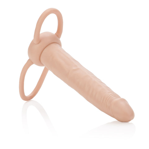 Accommodator Dual Penetrator Ivory Dildo Beige STRAP-ONS