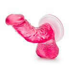 B Yours Sweet and Hard Pink 7" Dong with Suction Cup Base > Dildos > Realistic Dildos