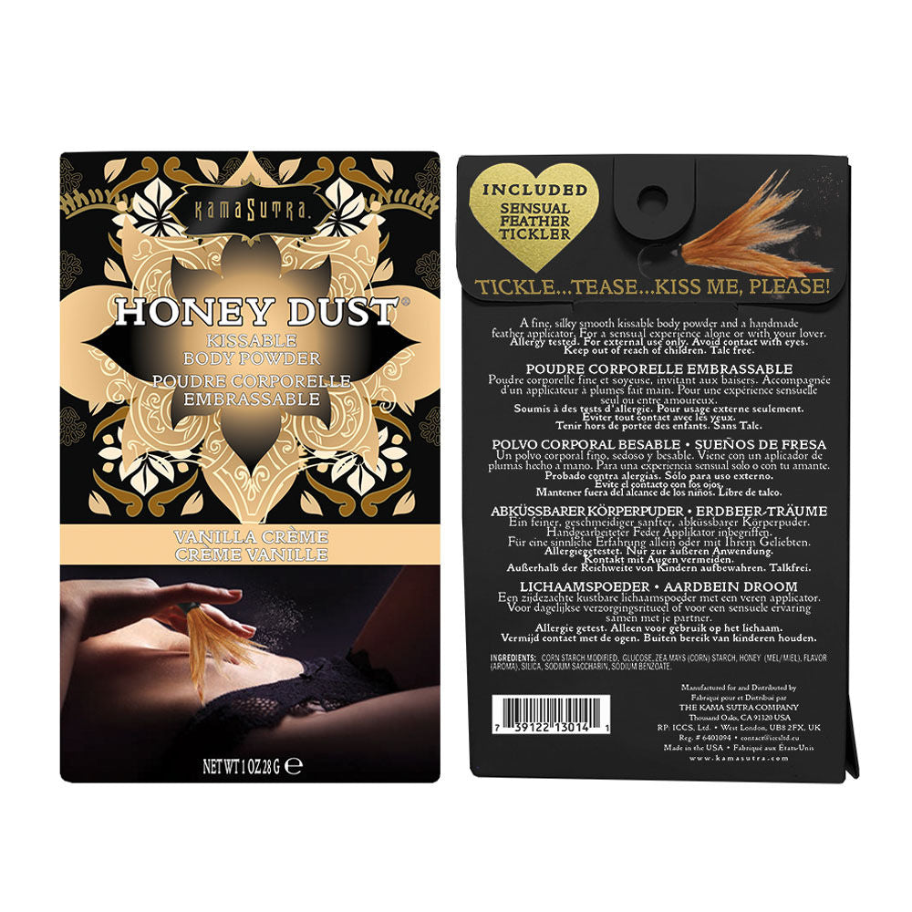 Honey Dust Vanilla Creme – Kissable Moisture-Wicking Body Powder Bath & Body
