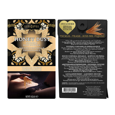 Honey Dust Vanilla Creme – Kissable Moisture-Wicking Body Powder Bath & Body