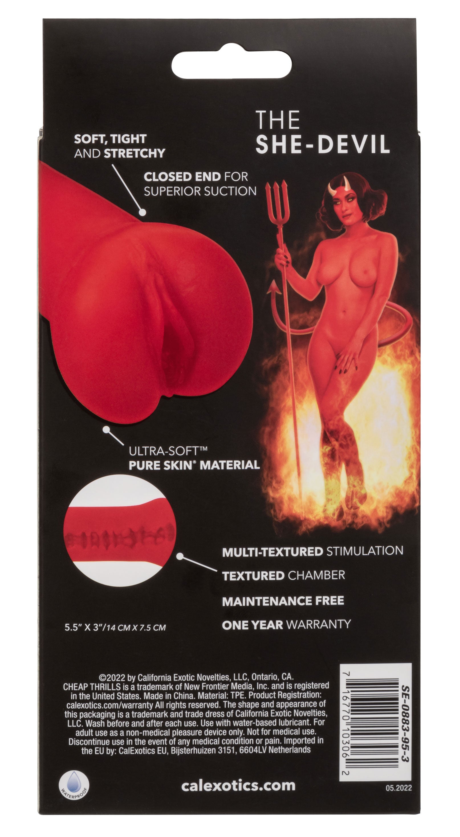 Cheap Thrills She Devil Red Male Masturbation Aid Stroker Strokers - Fantasy