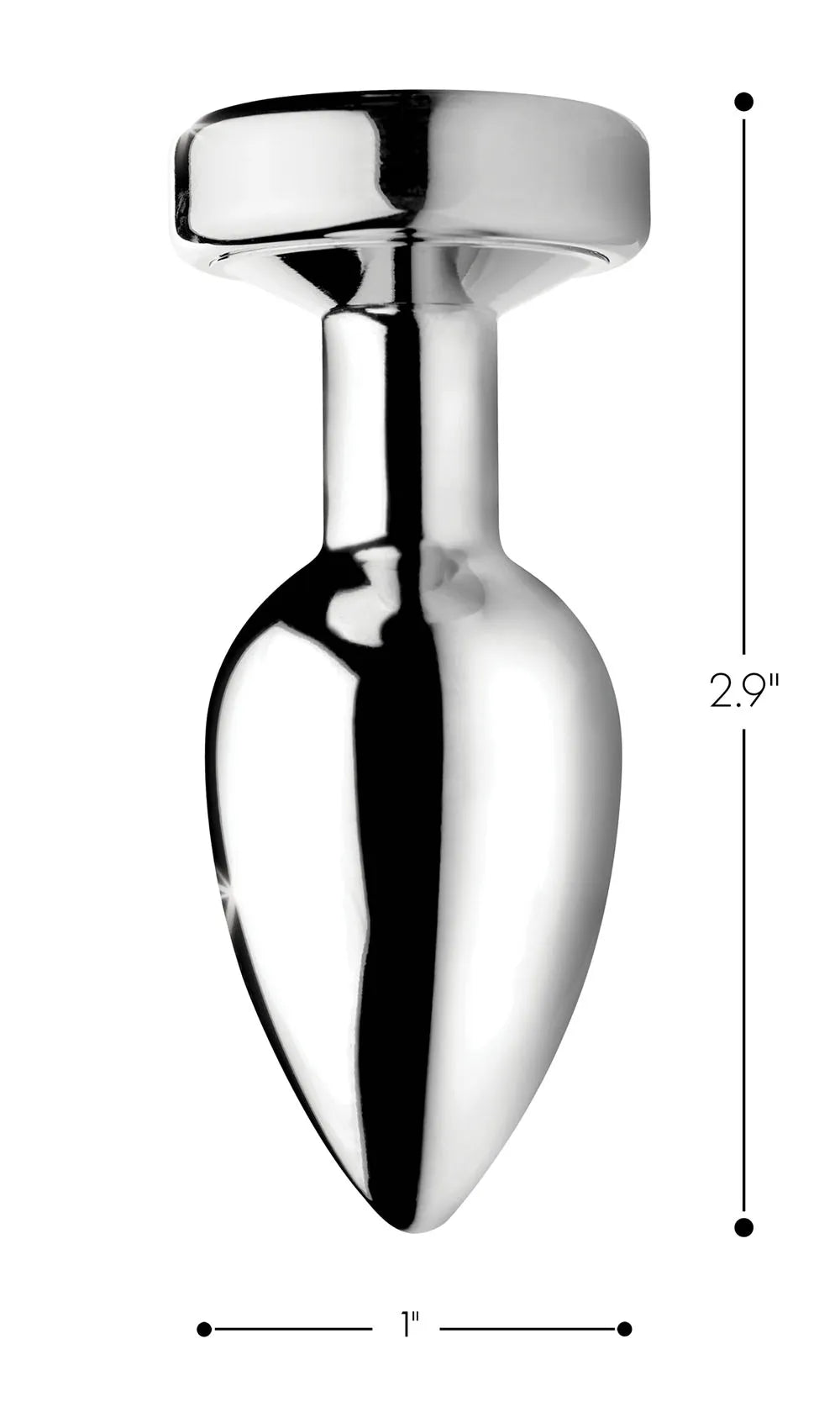Light Up Small Anal Plug – 2.9 Inch Weighted Anal Plug with LED Lights > Anal Range > Butt Plugs