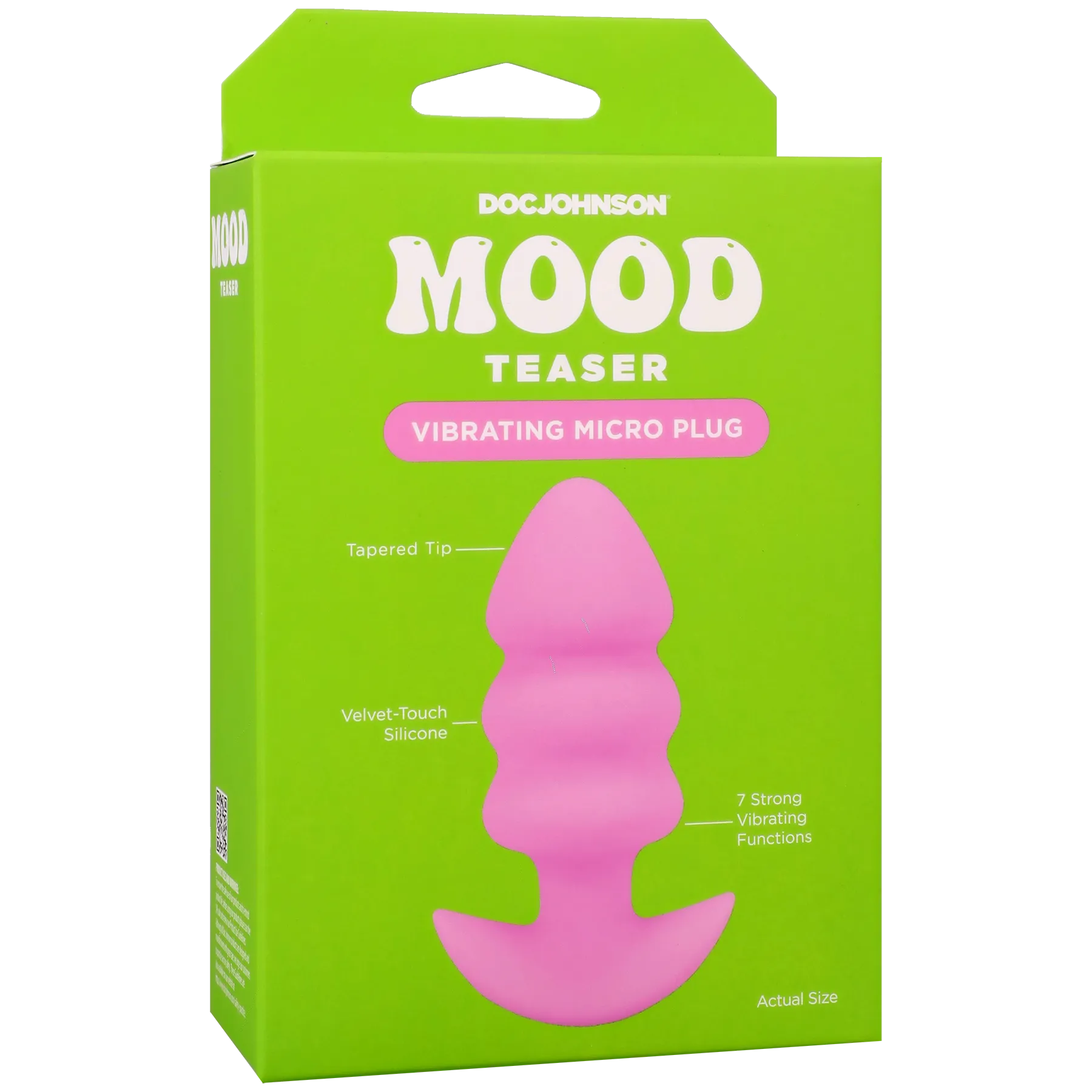 Mood Teaser - Rechargeable Water Resistant Vibrating Micro Plug Pink > Anal Range > Vibrating Butt Plugs