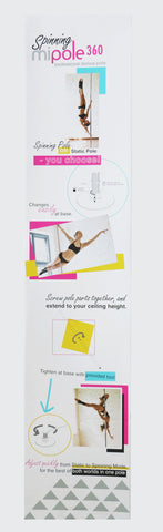 Mipole 360 Spinning Professional Dance Pole for Adult Intimacy Sex Furniture