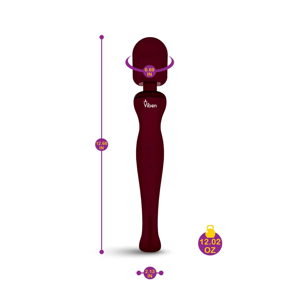 Viben Sultry Wand Massager in Ruby > Sex Toys > Massage Wands