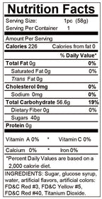 Sweet Ass Strawberry Flavored Erotic Gummies Candy 60g Bag > Novelties > Candy & Edible Items