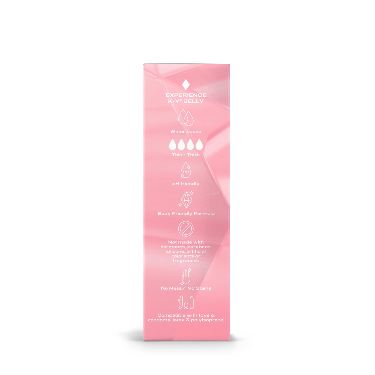 KY Jelly Water-Based Personal Lubricant Tube 2 Fl Oz Cream Water Based Lube
