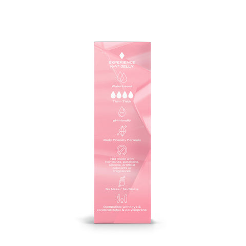 KY Jelly Water-Based Personal Lubricant Tube 2 Fl Oz Cream Water Based Lube