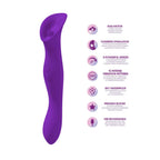 Petallux (Purple) – Dual-Ended Clitoral Stimulator > Sex Toys For Ladies > Clitoral Vibrators and Stimulators