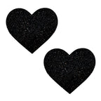 Nipztix Black Malice Glitter I Heart U – Glitter Pasties 2 Pack > Clothes > Pasties