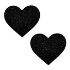 Nipztix Black Malice Glitter I Heart U – Glitter Pasties 2 Pack Black > Clothes > Pasties