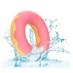 Naughty Bits Dickin Donuts Pink Silicone Donut Cock Ring Premium Stretchy Penis Enhancer > Cock Ring > Single