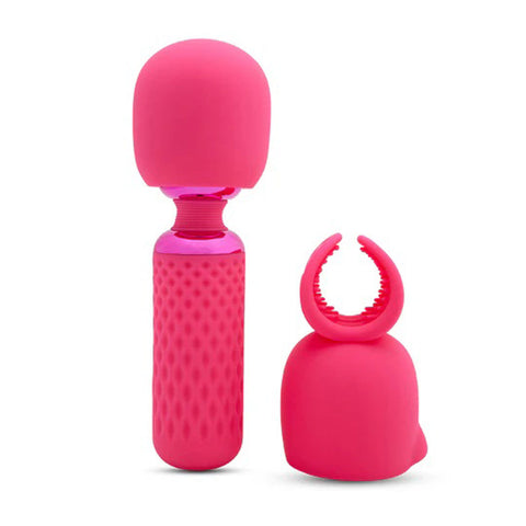 Nu Sensuelle Nubii Harlow Mini Wand Massager with Warming Pink > Sex Toys For Ladies > Wand Massagers and Attachments