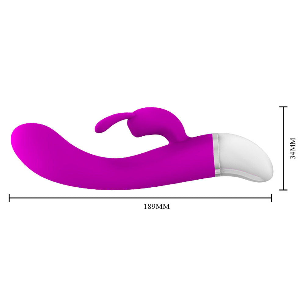 Pretty Love Freda (Pink) – Silicone 30 Function Rabbit Vibrator > Vibrators > Ladies > Rabbit
