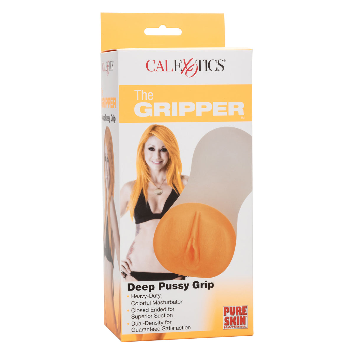 CalExotics The Gripper Deep Pussy Masturbator with Suction > Sex Toys For Men > Masturbators > Manual